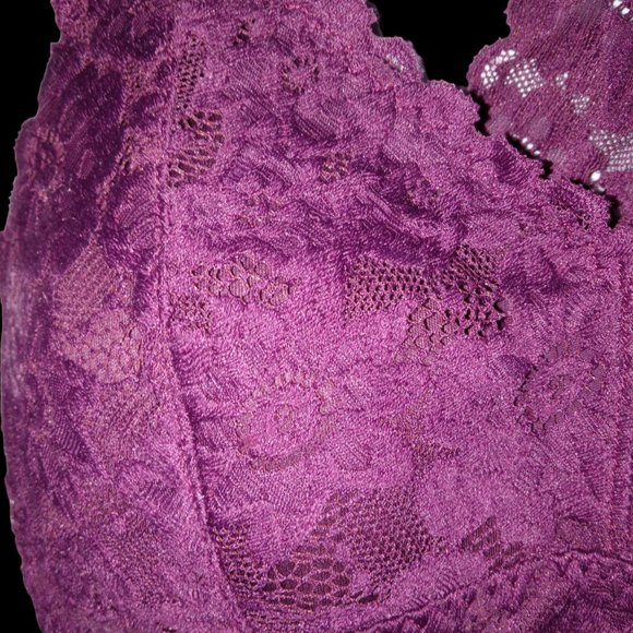 MAE Purple Lace Bra Bralette Size U. S. Small NWT - Picture 3 of 3